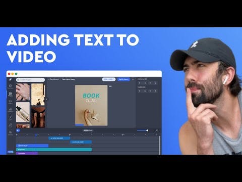 How to add text to video